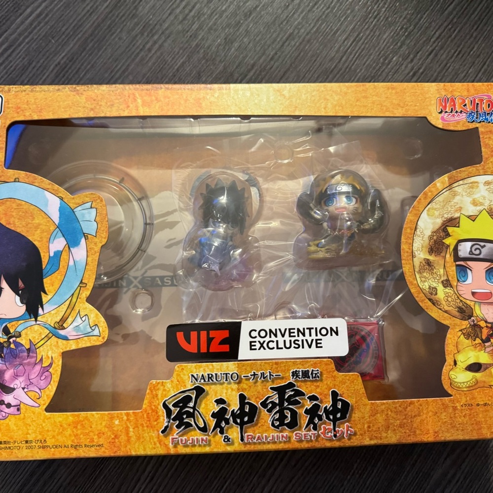 Naruto Fujin & Raijin Set Viz Convention Exclusive